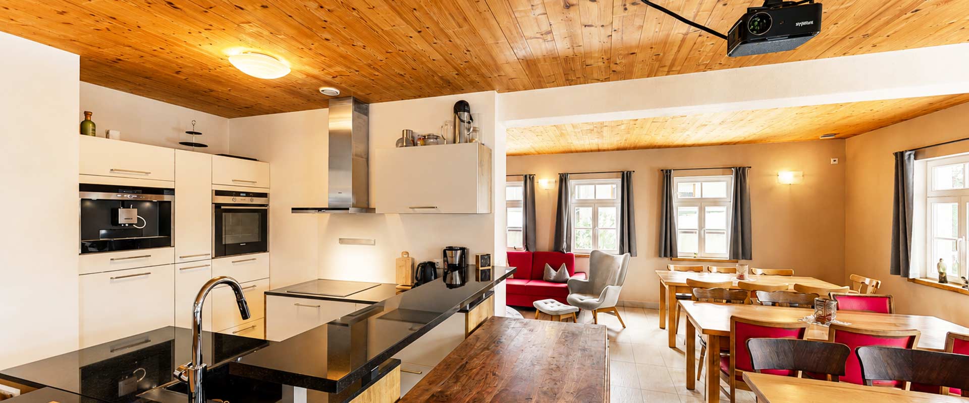 Ferienhaus Winterbergblick in Hinterhermsdorf – Gemeinschaftsraum Gemeinschaftsraum