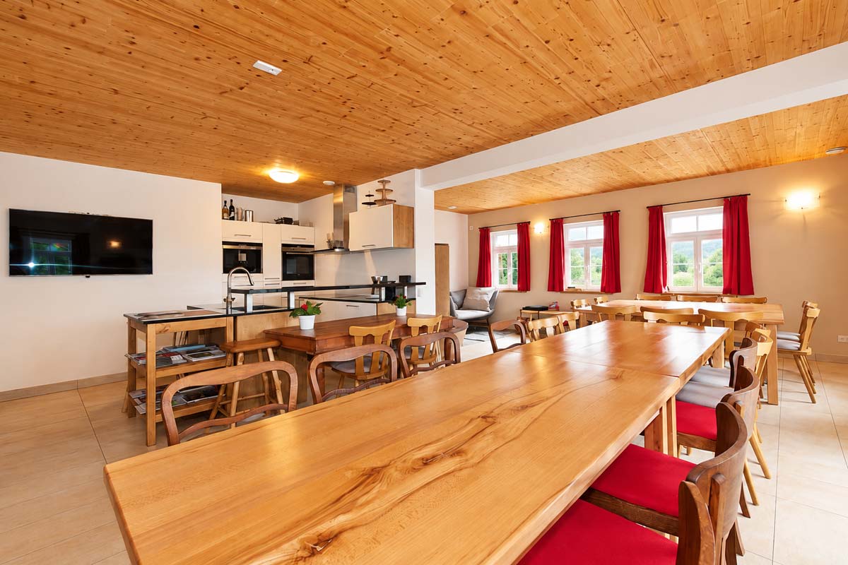 Ferienhaus Winterbergblick in Hinterhermsdorf – Gemeinschaftsraum Ferienhaus Winterbergblick in Hinterhermsdorf - Gemeinschaftsraum